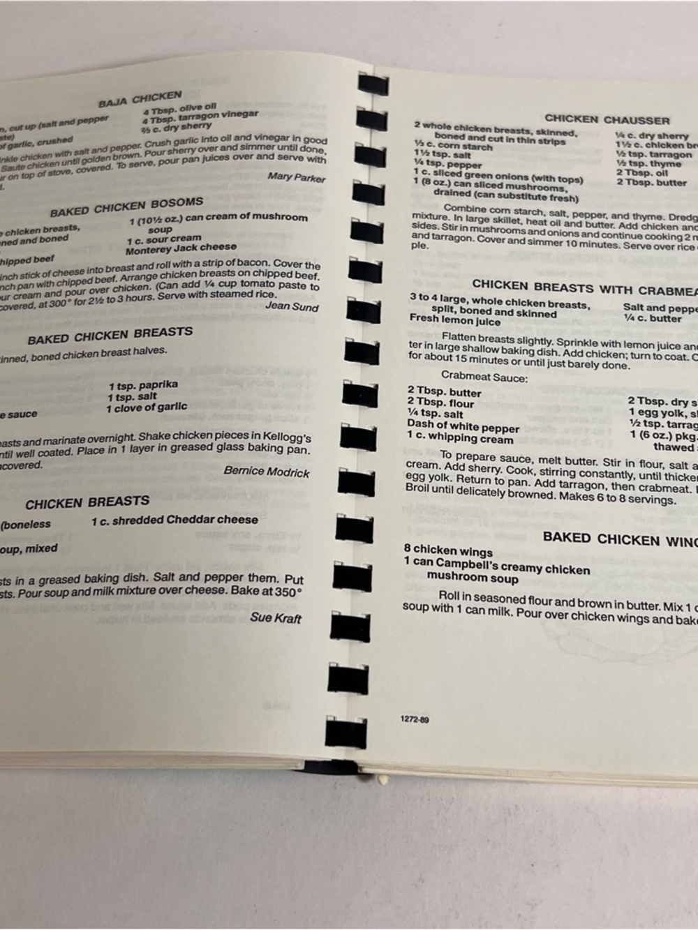 VTG Grazing Across Wisconsin Collection of Family Recipes Spiral Book 1989 - Picture 10 of 13